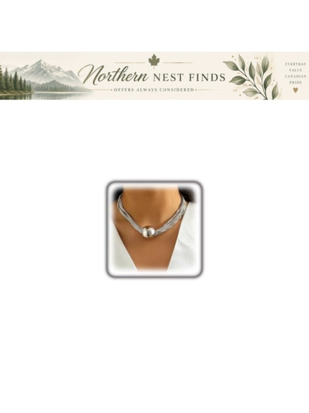 Adjustable Silver Beaded Choker Necklace Ball Chain Statement Jewelry